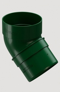 Döcke STANDART Колено 45 гр 80 мм зеленый